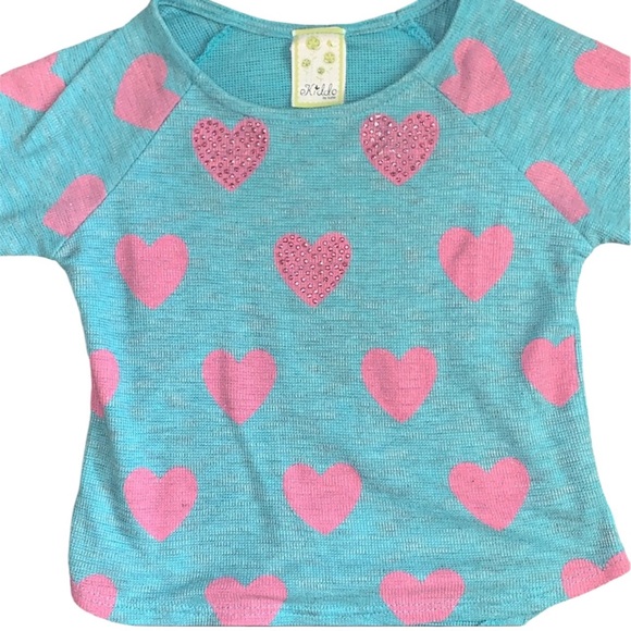 Kiddo by Katie Other - Sparkly Heart Sweater
